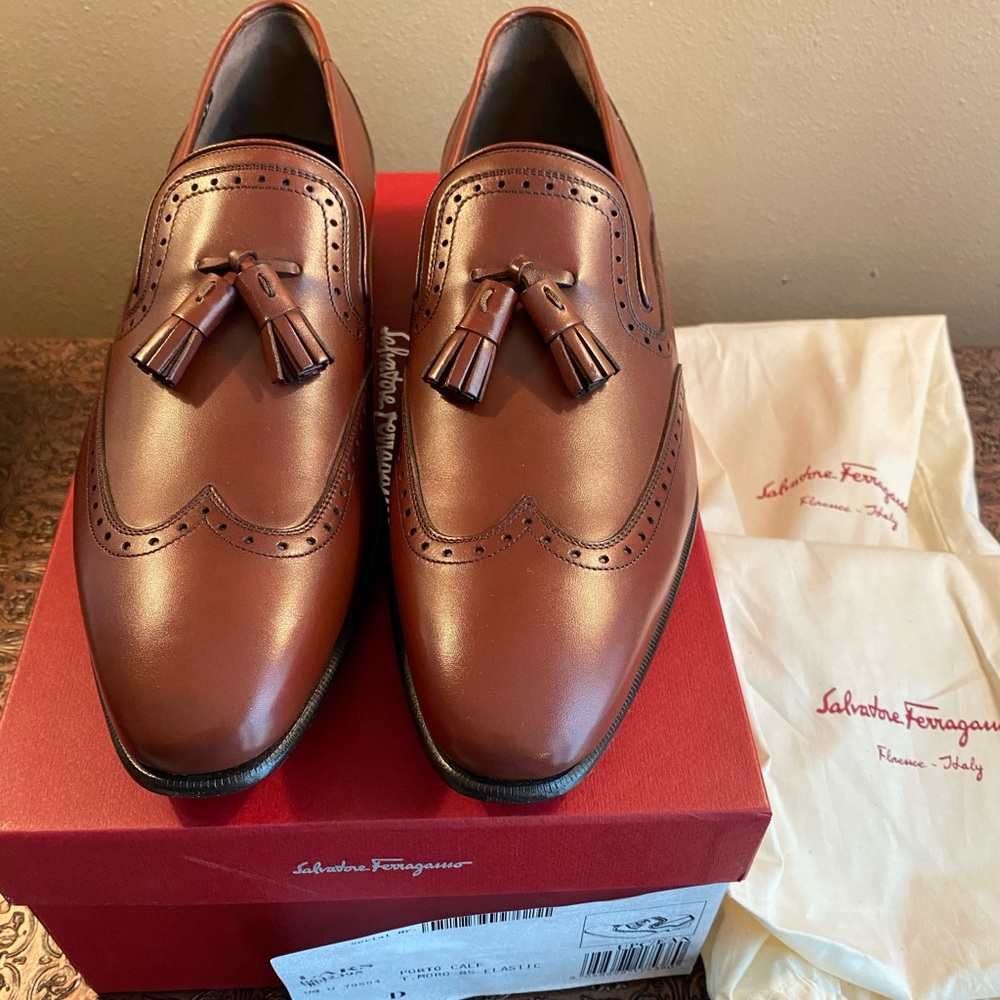 Nearly new! Salvatore Ferragamo Porto Calf Shoes